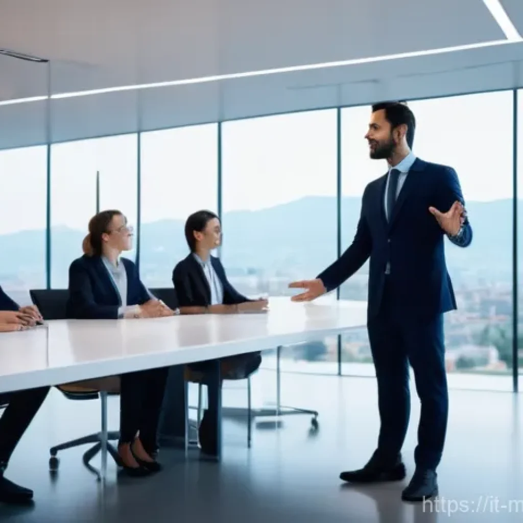 기계설계분야에서 요구되는 소프트 스킬 - **Prompt 1: Effective Communication in Engineering**
    "A confident male Italian engineer in his l...