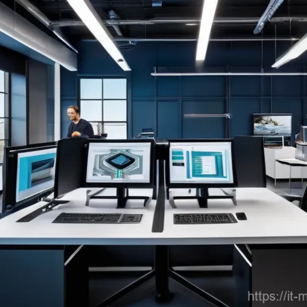 기계설계기사와 금형 설계 기술 - **Prompt:** "A sleek, modern Italian design studio bathed in natural light. A diverse team of engine...